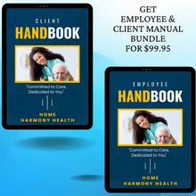 Load image into Gallery viewer, Home Care Employee &amp; Client Handbook Bundle
