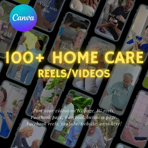 (100+ HOME CARE REELS) & (200+ HOME CARE STARTER BUSINESS KIT)