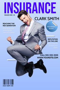 Get 2 MAGAZINE COVER mockups for your business!