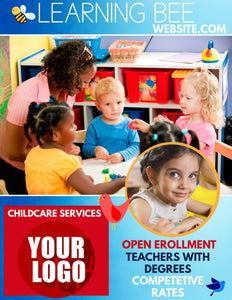 Get 2 FLYERS for your DAYCARE or CHILDCARE business!