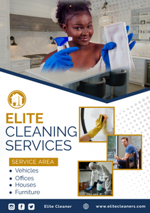 Get 2 FLYERS for your CLEANING business!