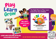 Load image into Gallery viewer, Get 2 FLYERS for your DAYCARE or CHILDCARE business!
